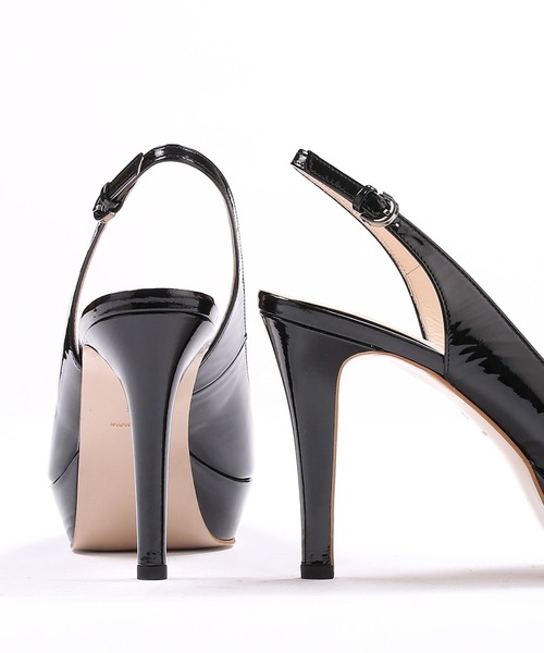 「SEVEN TWELVE THIRTY」 ヒールサンダル 23.5cm ブラック レディース_画像7