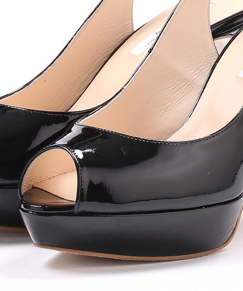 「SEVEN TWELVE THIRTY」 ヒールサンダル 23.5cm ブラック レディース_画像9