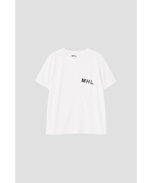 MHL．半袖Tシャツ MHL.（エムエイチエル） 半袖Tシャツ MEDIUM ホワイト メンズ