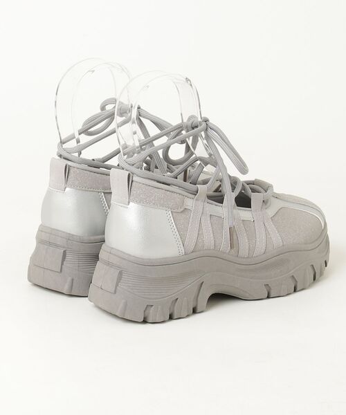 「LOVEHUNTER」 ローカットスニーカー 40 グレー レディース_画像2