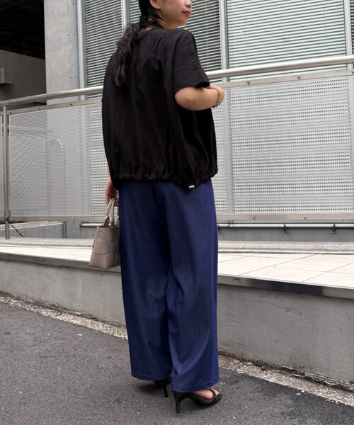 「Jena espace merveilleux」 イージーパンツ FREE ブルー レディース_画像4