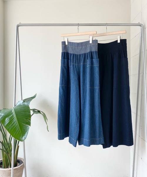「Plantation」 デニムパンツ M size ブルー レディース_画像3