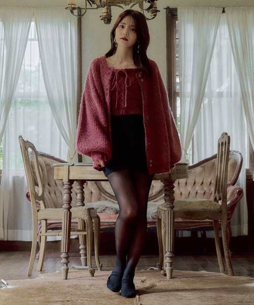 mideal（マイディール） アンサンブル spangle knit ensemble