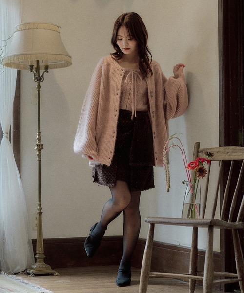 mideal（マイディール） アンサンブル spangle knit ensemble