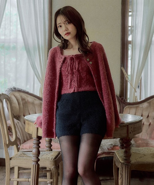mideal（マイディール） アンサンブル spangle knit ensemble
