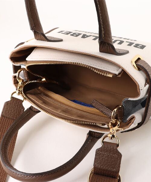 「BLUE LABEL CRESTBRIDGE」 2WAYバッグ FREE オフホワイト レディース_画像4