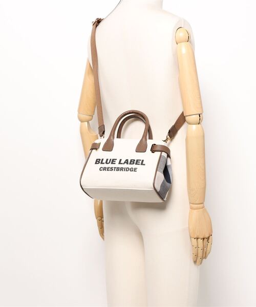 「BLUE LABEL CRESTBRIDGE」 2WAYバッグ FREE オフホワイト レディース_画像7