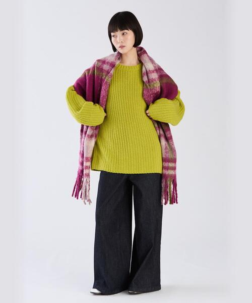 「To b. by agnes b.」 ストール FREE レッド レディース_画像7