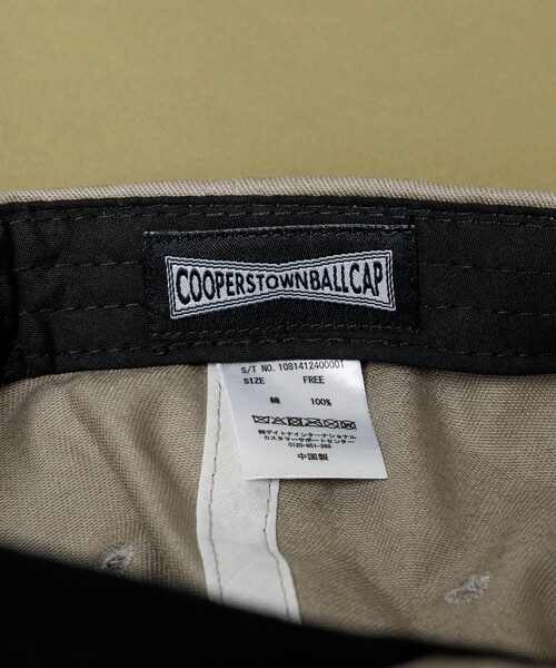 「Cooperstown Ball Cap」 キャップ ONE SIZE オフホワイト メンズ_画像6