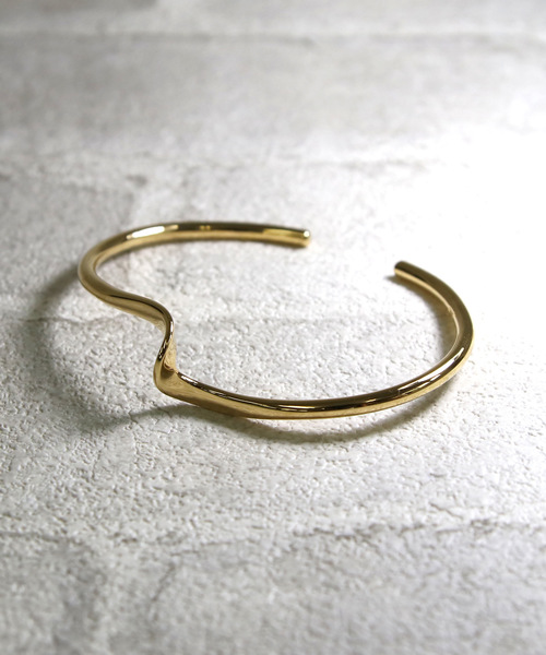 バングル 「YArKA/ヤーカ」silver925 twist design bangle 「emk」/ツイストデザインバングル「エンク」の画像