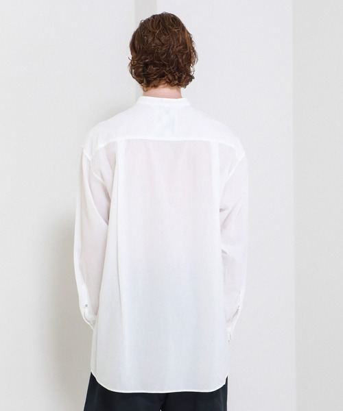 24H限定 シャツ BAND COLLAR LONG SLEEVES SHIRT ZOZOTOWN PayPayモール店 - 通販 - PayPayモール ブラウス 大人気在庫