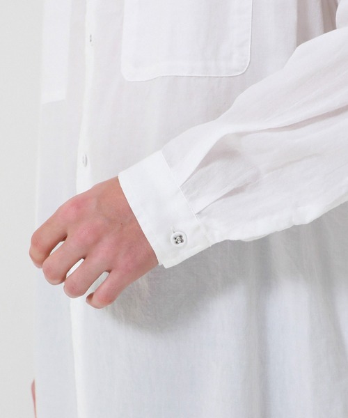 24H限定 シャツ BAND COLLAR LONG SLEEVES SHIRT ZOZOTOWN PayPayモール店 - 通販 - PayPayモール ブラウス 大人気在庫