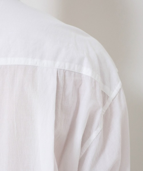 24H限定 シャツ BAND COLLAR LONG SLEEVES SHIRT ZOZOTOWN PayPayモール店 - 通販 - PayPayモール ブラウス 大人気在庫