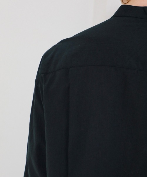 24H限定 シャツ BAND COLLAR LONG SLEEVES SHIRT ZOZOTOWN PayPayモール店 - 通販 - PayPayモール ブラウス 大人気在庫