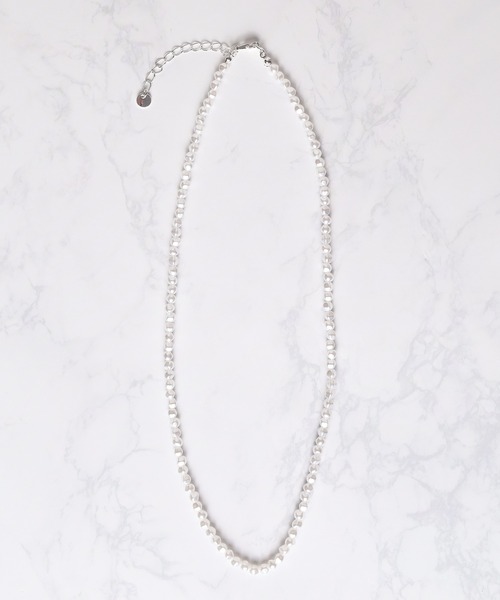 no50_necklace 【メンズ・レディースパールネックレスブレスレット】 NO WAY ネックレス /カラーパール /ネックレス メンズ