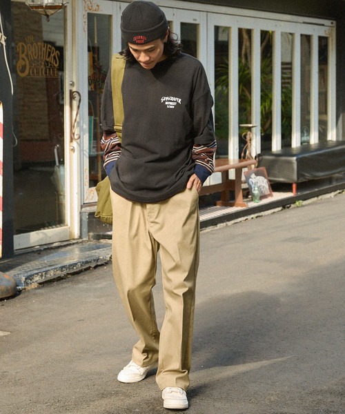 元気☀️様ライトブラウン38翌日発送 Dickies チノパン Dickies/ディッキーズ ロゴピスネーム