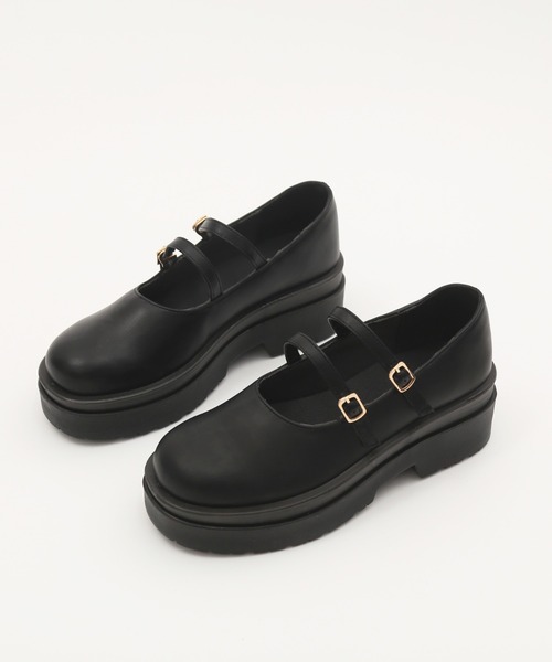 シューズ ドレスシューズ 厚底 2WAY ダブルストラップ メリージェーン シューズ 1828 69954838ZOZOTOWN