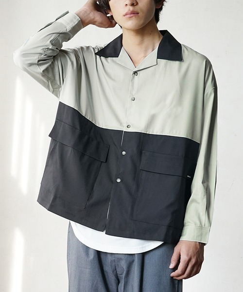 ボーリングシャツ オープンカラーシャツ MinoriTY シャツ ボーリングオープンカラーシャツ メンズ
