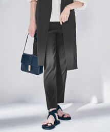 23区 パンツ 「洗える」リネンレーヨンストレッチ テーパード