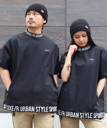 ■＃FR2 GOLF■大人気 ベーシックストレッチモックネックTシャツ tシャツ (RM)「LUXE/R GOLF」ストレッチ ブロード モックネック