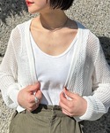 カーディガン 「冷房・紫外線・日焼け対策」透か...の詳細画像3