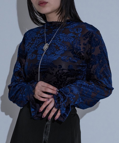 Ellno de Mavie（エルノデメヴィ） tシャツ オパールベロアフレア