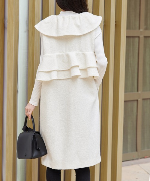 MAISON DE THERESE ロング ラシャコート ブラック Mサイズ ラシャコート（MAISON DE THERESE／ファッション）（丈タイプ