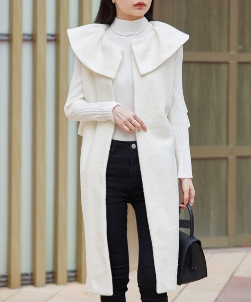 MAISON DE THERESE コート チェスターコート ラシャノースリーブ