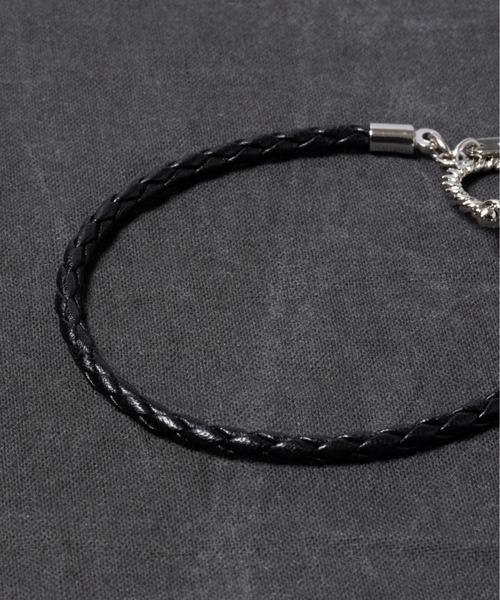 PALM ANGELS ブラック モノグラム コードブレスレット OVERLAP BRACELET｜AddElm（アドエルム）｜公式オンラインストア