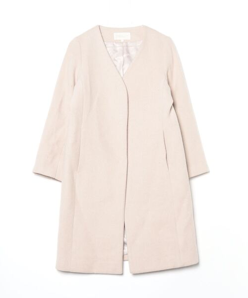 PROPORTION BODY DRESSING」 ノーカラーコート 3 ピンク レディース 