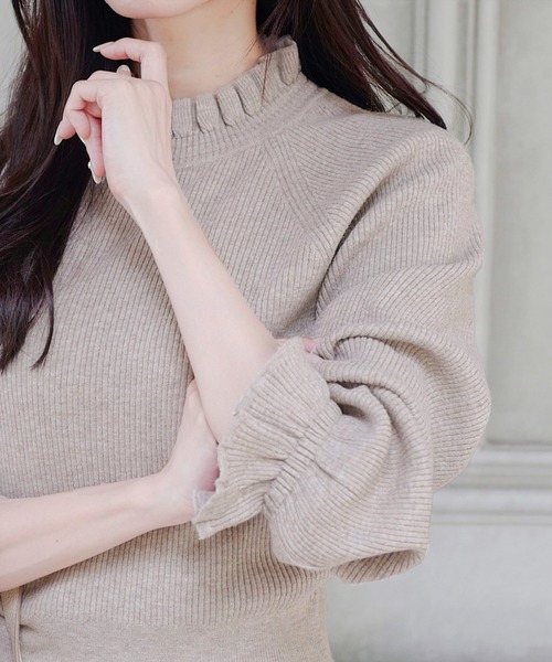 mily bilet ニット セーター 「mily bilet」上品さ漂う大人フェミニン