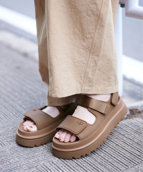 靴 SLOBE IENA UGG Golden glow sandal UGG Women's Golden Glow Platform Sandal - Bla | SoftMoc.com
