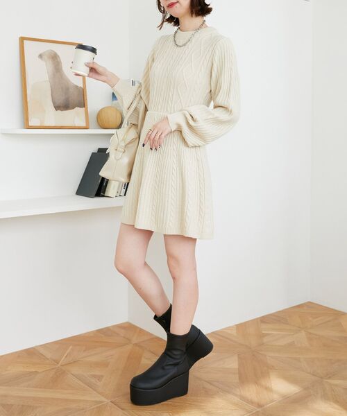 MAJESTIC LEGON（マジェスティックレゴン） ブーツ 厚底ストレッチ