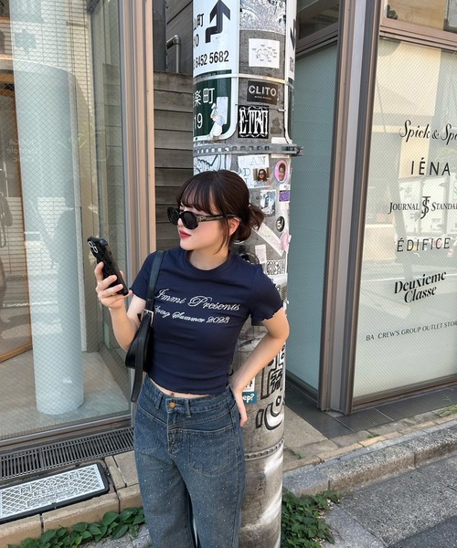 RiLi パンツ デニム ジーンズ キラキラスタッズデニム「RL