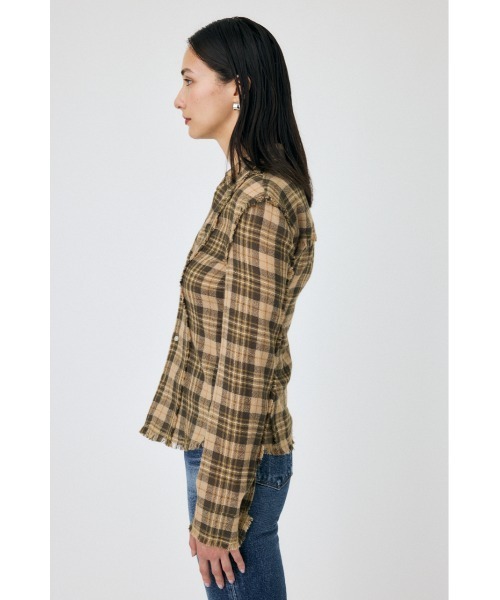 ブラウス シャツ DOUBLE FRONT TARTAN シャツ レディース MOUSSY ブラウス シャツ DOUBLE FRONT TARTAN レディース