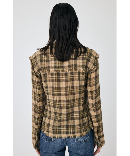MOUSSY ブラウス シャツ DOUBLE FRONT TARTAN レディース