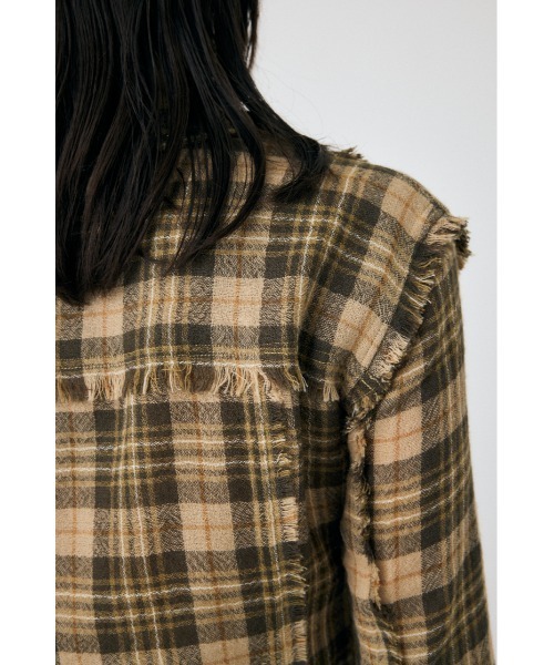 MOUSSY ブラウス シャツ DOUBLE FRONT TARTAN レディース