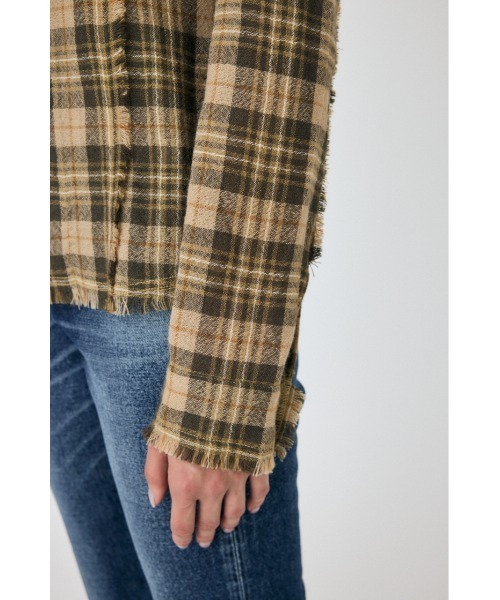 MOUSSY ブラウス シャツ DOUBLE FRONT TARTAN レディース