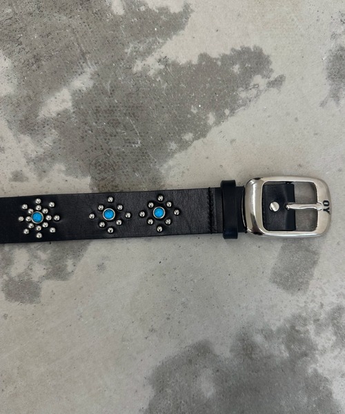 OY ベルト 「OY/オーワイ」 TURQUOISE STUD BELT/ターコイズ