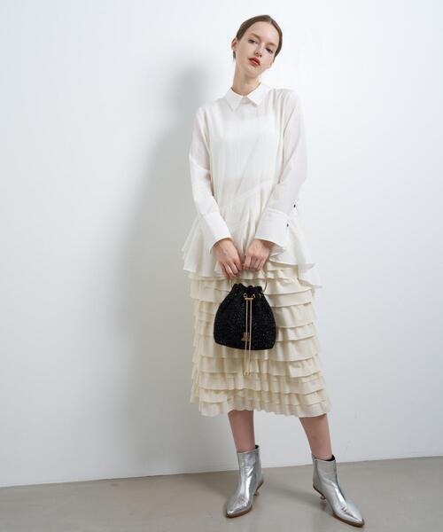 LANVIN en Bleu ショルダーバッグ バッグ エタンセル ドロー