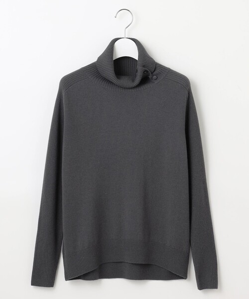 【洗える】SOFT TOUCH WOOL リブ切り替え ニット J.PRESS ニット セーター 「洗える」SOFT TOUCH WOOL リブ