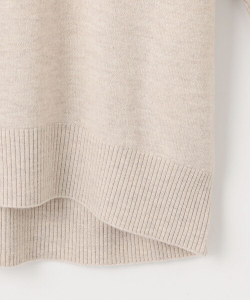 ニット セーター 「洗える」SOFT TOUCH WOOL リブ切り替え ニット レディース ニット セーター 「洗える」SOFT TOUCH WOOL リブ切り替え