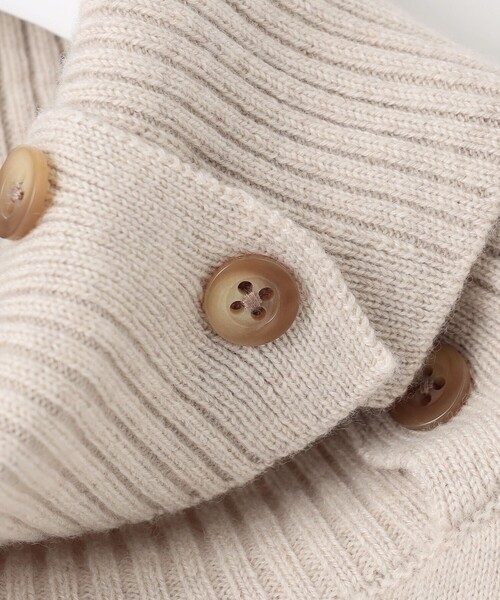 【洗える】SOFT TOUCH WOOL リブ切り替え ニット J.PRESS ニット セーター 「洗える」SOFT TOUCH WOOL リブ