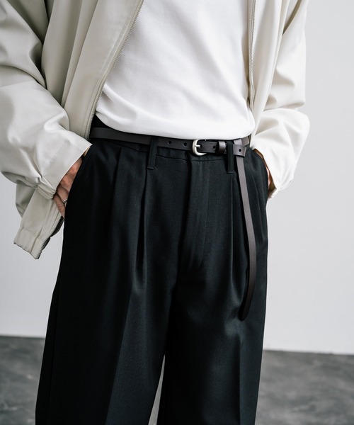 Rocky Monroe ベルト 新色追加 スプリットレザーナローベルト