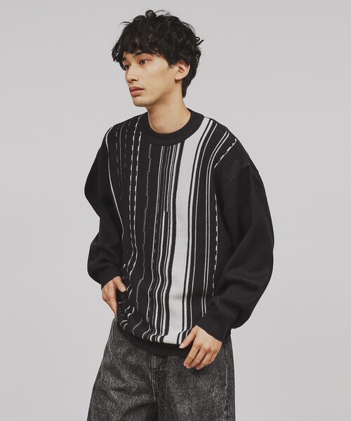TK  MIXPICE ・タケオキクチ・メンズ・セーター・美品 tk.TAKEO KIKUCHI セーター ニット もちもちハーフジップニット