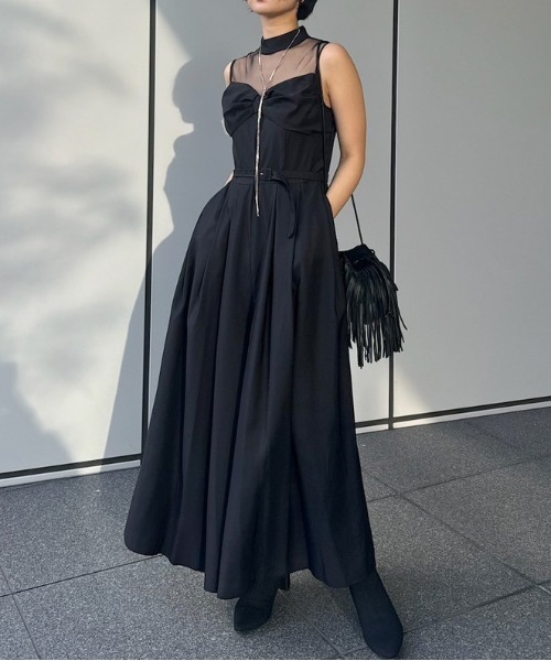 Ameri（アメリ） ドレス LADY BUSTIER ROMPERS DRESS : ZOZOTOWN Yahoo