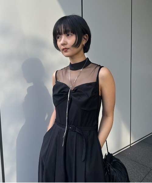Ameri（アメリ） ドレス LADY BUSTIER ROMPERS DRESS : ZOZOTOWN Yahoo