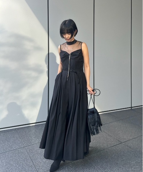 Ameri（アメリ） ドレス LADY BUSTIER ROMPERS DRESS : ZOZOTOWN Yahoo