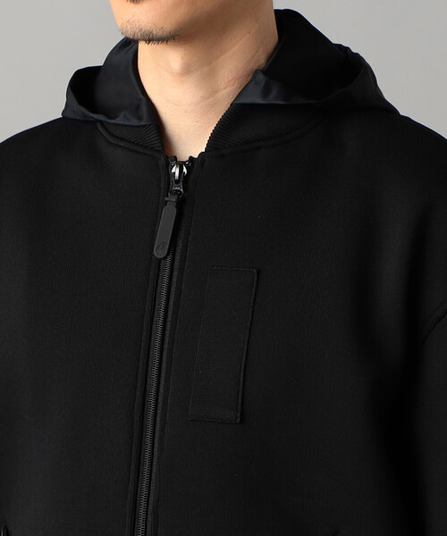 β MEN（ベータ・メン） カーディガン フーデットジップアップニット