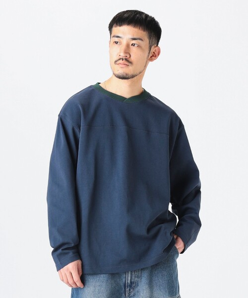 AgeFactory リンガーTシャツ light blue XL AgeFactory リンガーTシャツ light blue XL AgeFactory リンガー